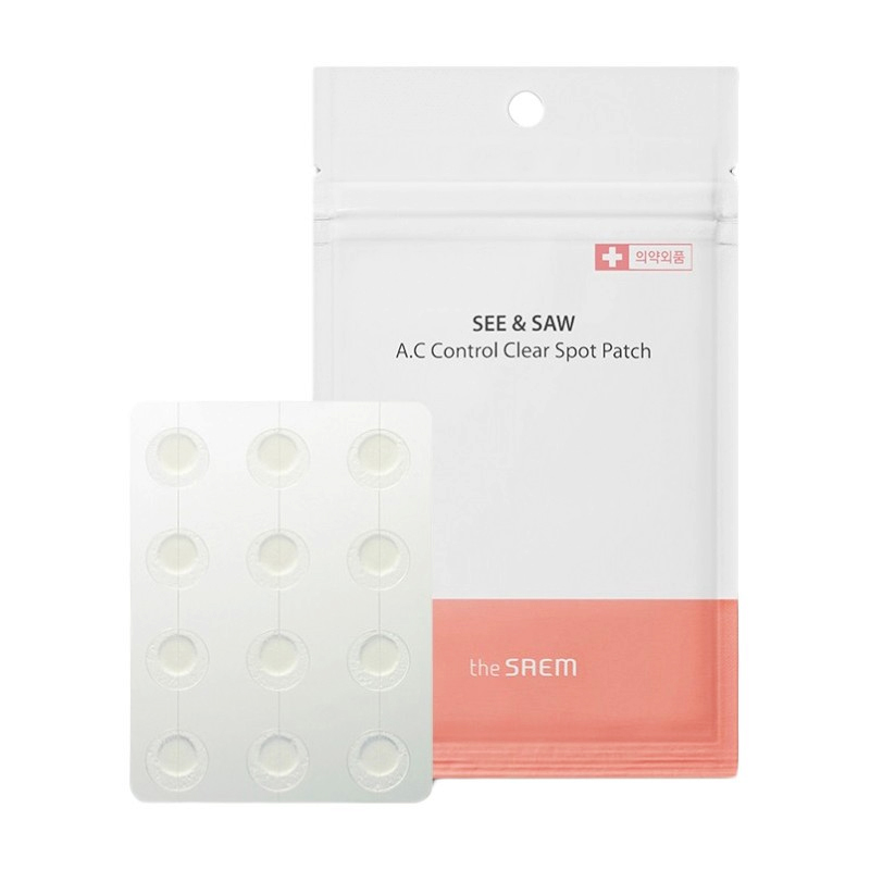 Точкові патчі для проблемної шкіри The Saem See &amp; Saw A.C Control Spot Patch, 24 шт